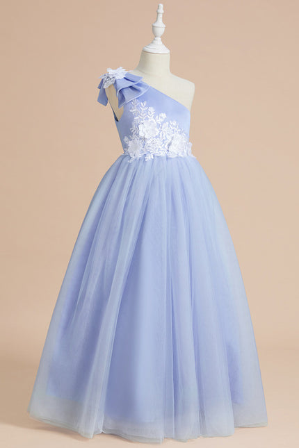 Robe De Princesse Asymétrique Lilas - gallery 7