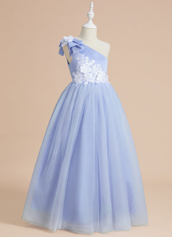 Robe De Princesse Asymétrique Lilas - gallery 7