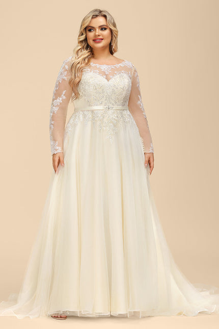 Robe De Princesse Ivoire Délicate - gallery 8