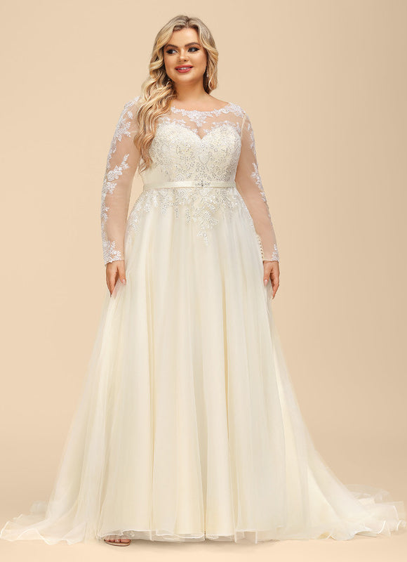 Robe De Princesse Ivoire Délicate - gallery 8