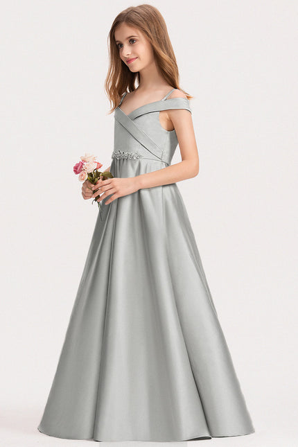 Robe De Princesse Élégance Argentée - gallery 1