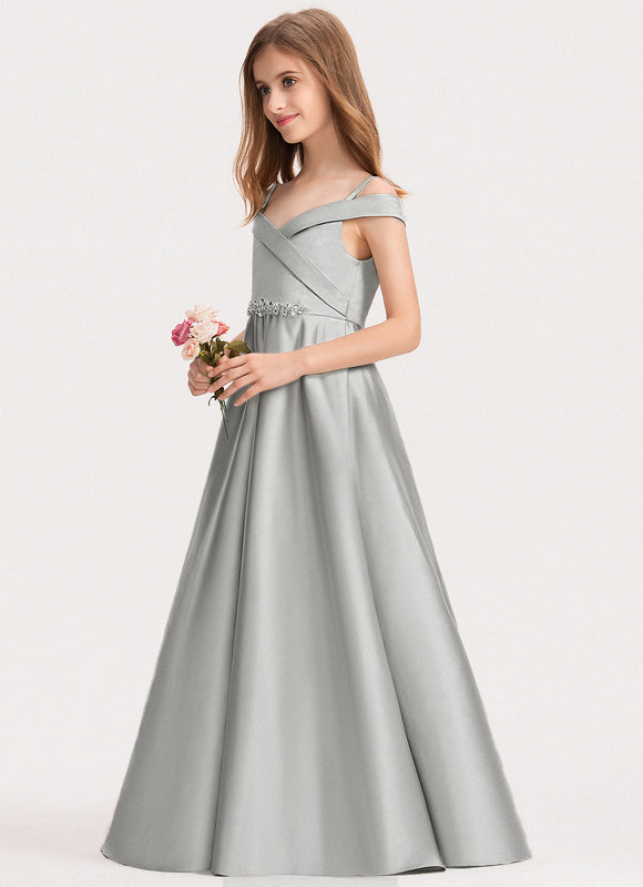 Robe De Princesse Élégance Argentée - gallery 1