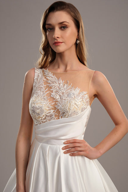 Robe De Princesse Satin Élégance - gallery 3