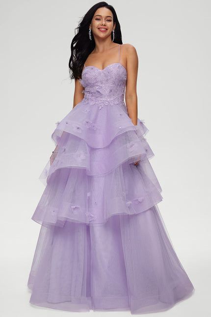 Robe De Princesse Tulle Lilas