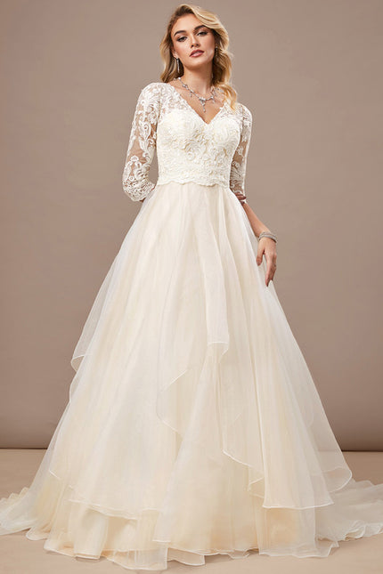 Robe De Mariee Princesse Grande Taille - gallery 1