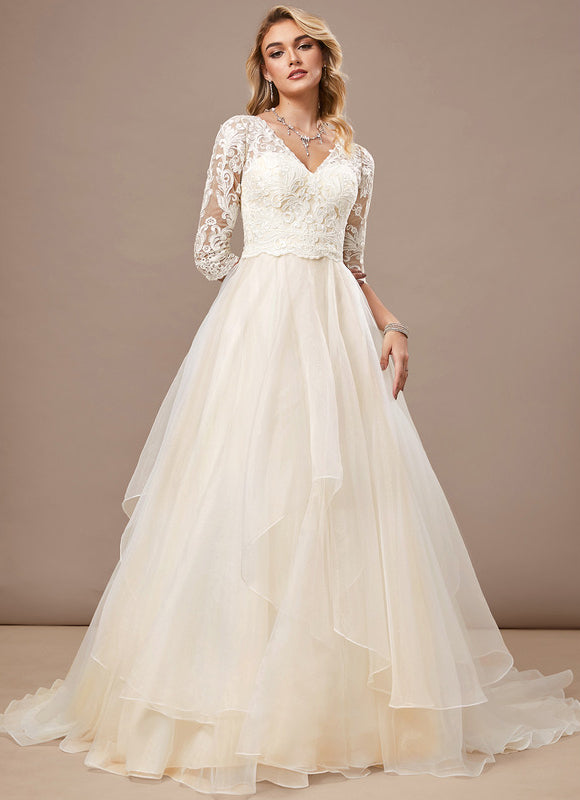 Robe De Mariee Princesse Grande Taille - gallery 1