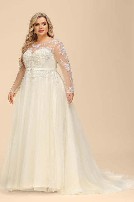 Robe De Princesse Ivoire Délicate - gallery 9