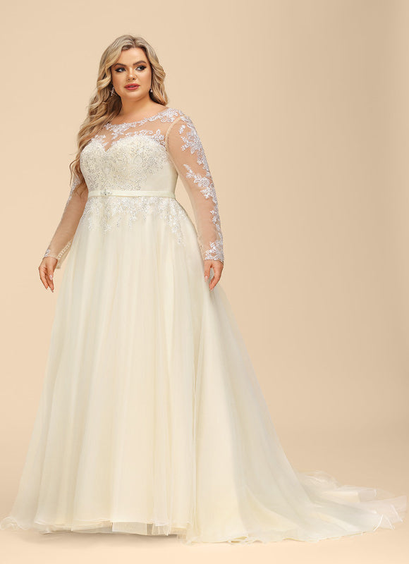 Robe De Princesse Ivoire Délicate - gallery 9