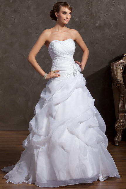 Robe De Princesse Nuptiale Organza - gallery 2