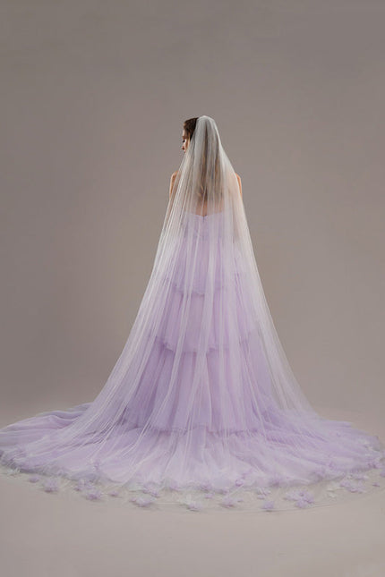 Robe De Princesse Violette Aérienne - gallery 4