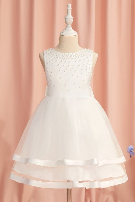 Robe De Princesse Satin Crème - gallery 9