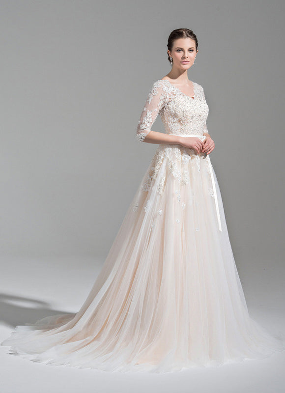 Robe De Princesse Nuptiale Sophistiquée - gallery 5
