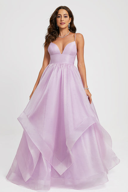 Robe De Princesse Lilas Fluide