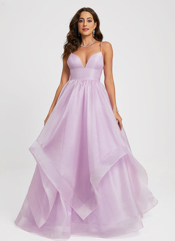 Robe De Princesse Lilas Fluide