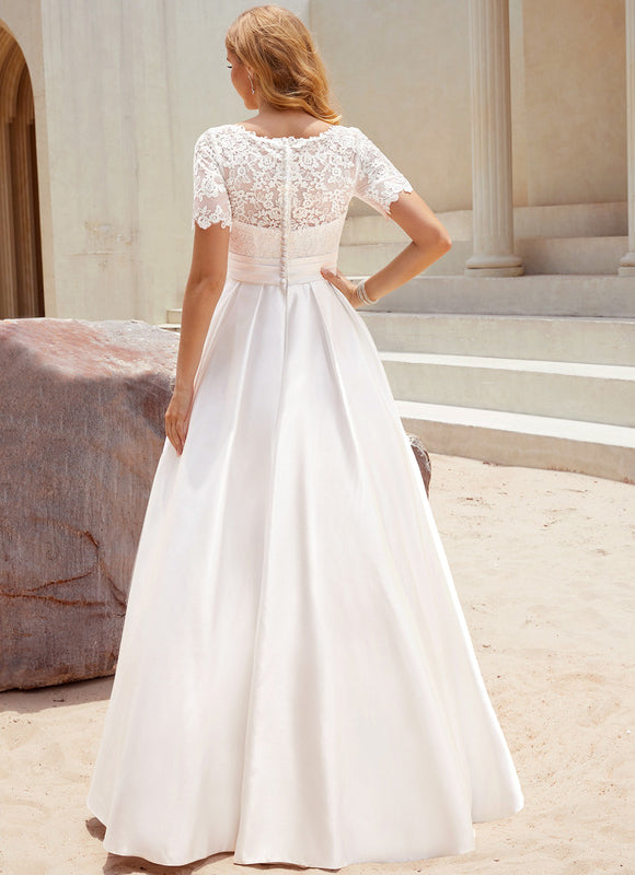 Robe De Princesse Satin Chic - gallery 2