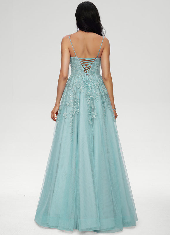 Robe De Princesse Tulle Aquatique - gallery 2