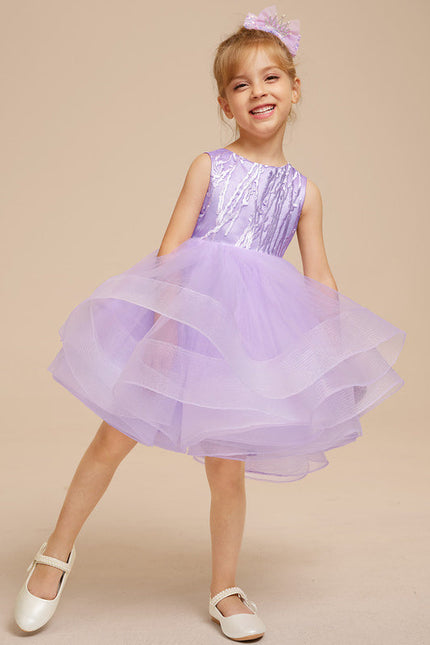 Robe De Princesse Violette Festive - gallery 2