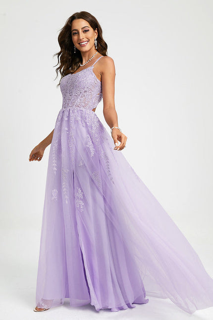Robe De Princesse Violette Délicate - gallery 3