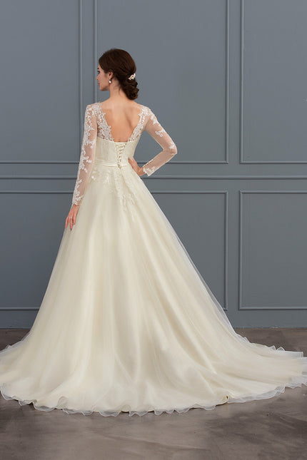 Robe De Princesse Ivoire Délicate - gallery 3