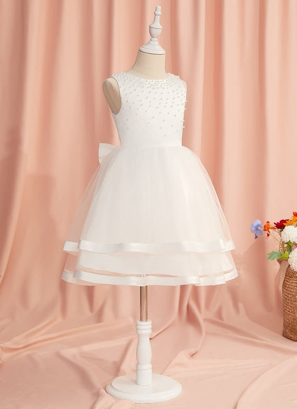 Robe De Princesse Satin Crème - gallery 4