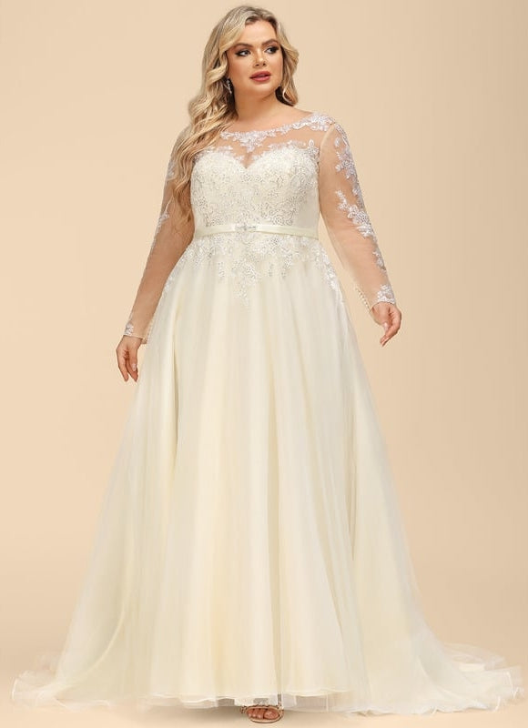 Robe De Princesse Ivoire Délicate - gallery 6