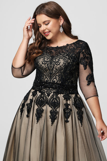 Robe De Princesse Élégante Noire - gallery 7