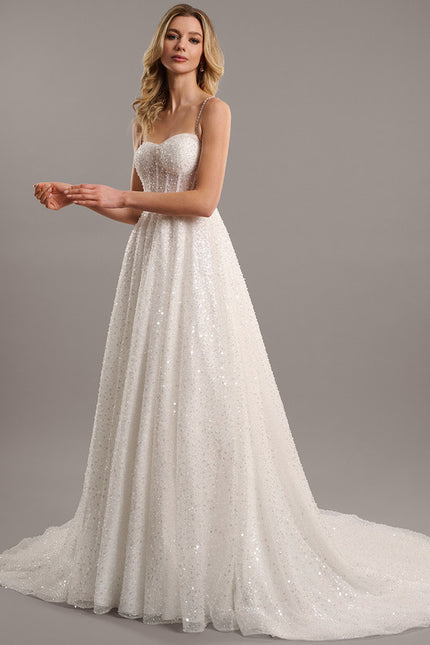 Robe De Mariee Princesse Bustier Strass - gallery 3