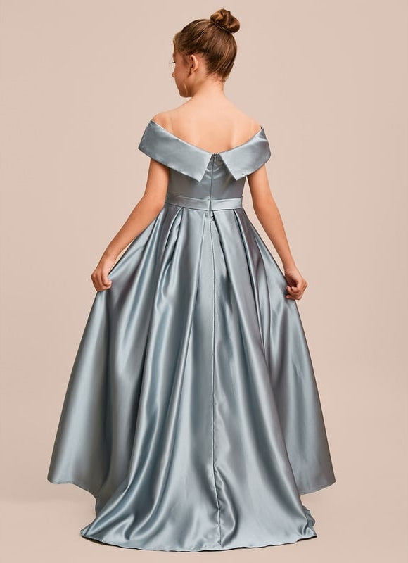 Robe De Princesse Satinée Étoile Argentée - gallery 4