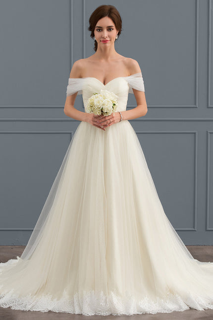 Robe De Princesse Dépaule Dénudée - gallery 1