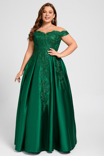 Robe De Princesse Émeraude Ornée - gallery 8