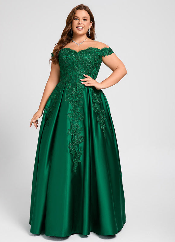 Robe De Princesse Émeraude Ornée - gallery 8
