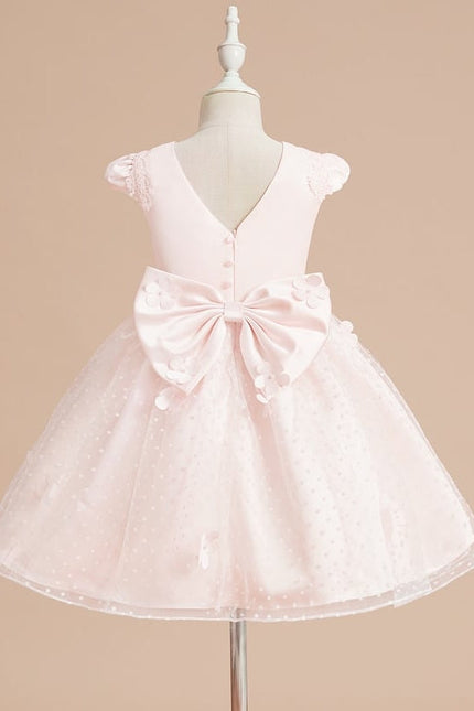 Robe De Princesse Tulle Pêche Volants - gallery 3