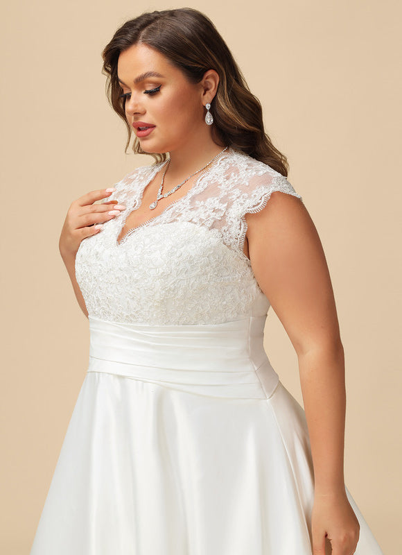 Robe De Princesse Élégante Satinée - gallery 9