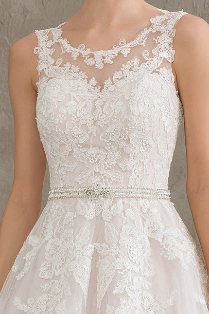 Robe De Princesse Évasée Ornée - gallery 5