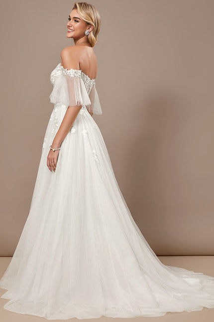 Robe De Mariee Princesse Longue Traine - gallery 4