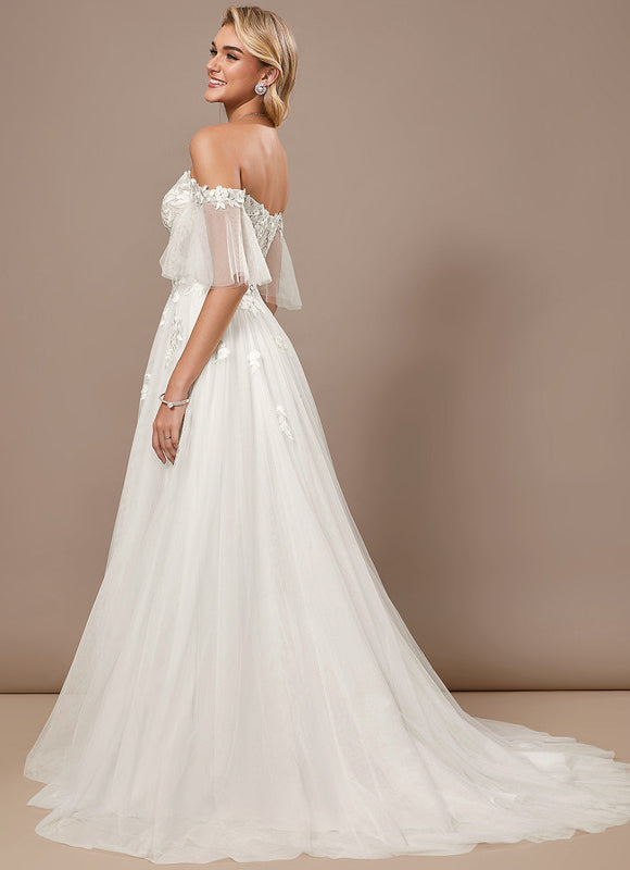 Robe De Mariee Princesse Longue Traine - gallery 4