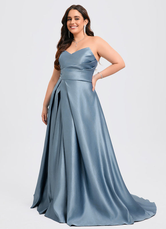 Robe De Princesse Satin Fluide - gallery 6