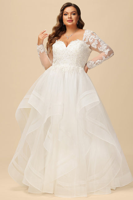 Robe De Princesse Éthérée Perlée - gallery 7