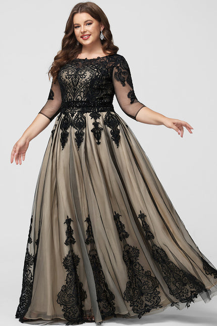 Robe De Princesse Élégante Noire - gallery 5