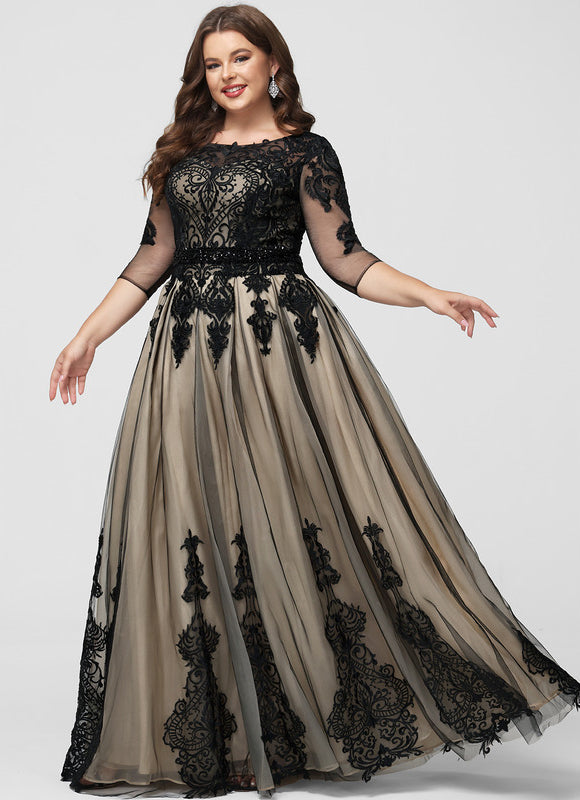 Robe De Princesse Élégante Noire - gallery 5