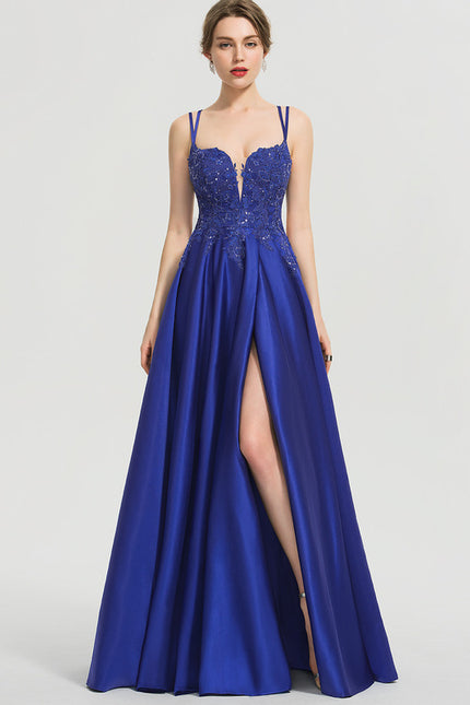 Robe De Princesse Bleue Scintillante - gallery 1