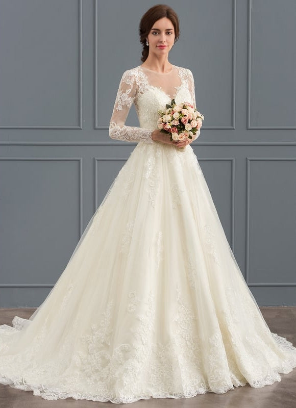 Robe De Princesse Élégance Florale