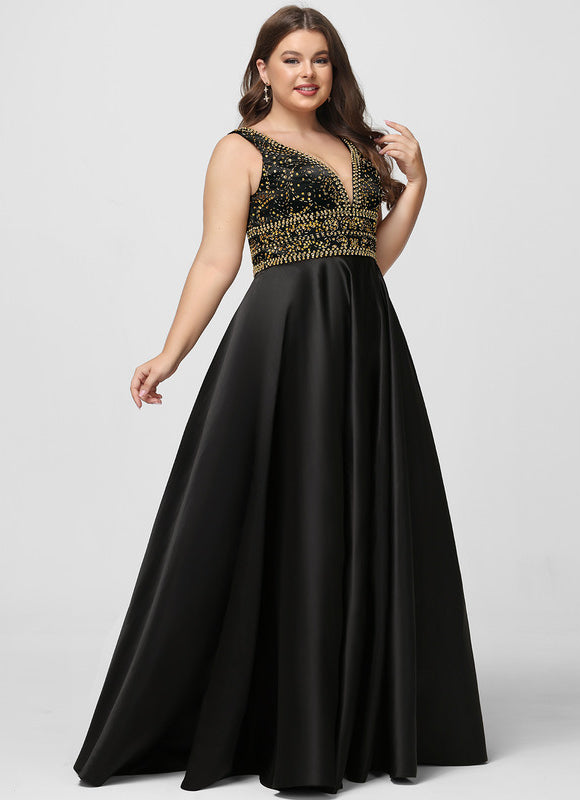 Robe De Princesse Satin Verte - gallery 9