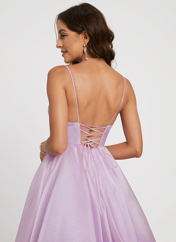 Robe De Princesse Lilas Fluide - gallery 5