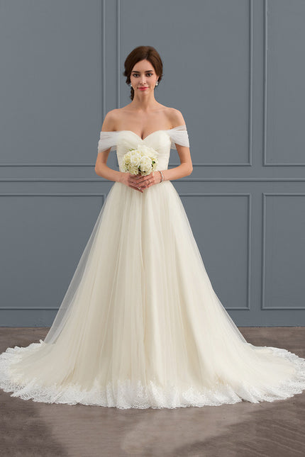 Robe De Princesse Dépaule Dénudée - gallery 2