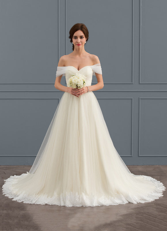 Robe De Princesse Dépaule Dénudée - gallery 2