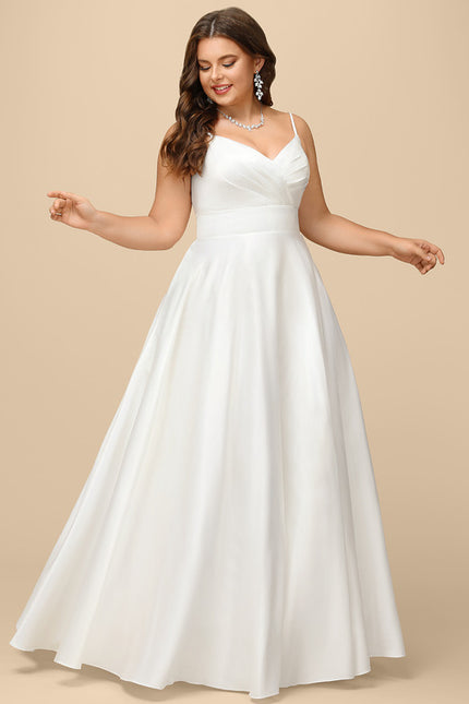 Robe De Princesse Satinée Simple - gallery 9