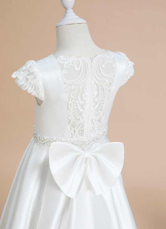 Robe De Princesse De Cérémonie Blanche - gallery 2