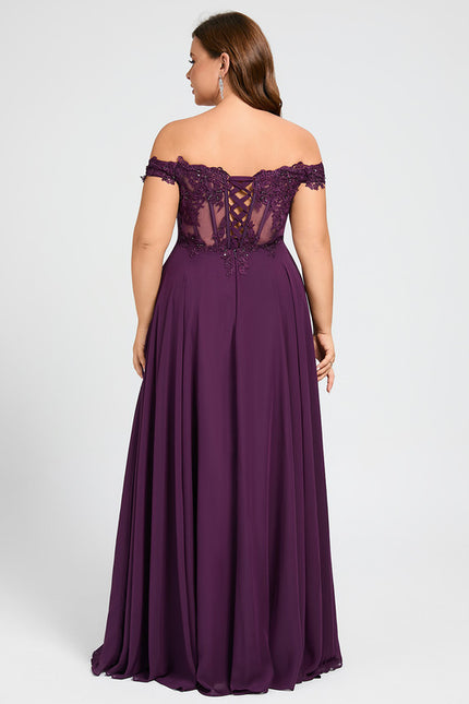 Robe De Princesse Élégante Violette - gallery 5