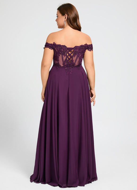 Robe De Princesse Élégante Violette - gallery 5